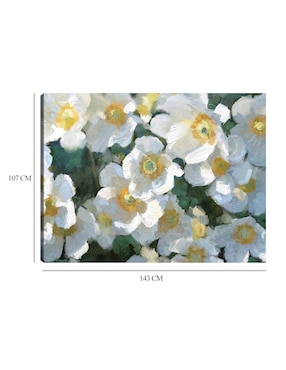 Cuadro decorativo Blancos de verano técnica mixta Cuadros Jr Primavera
