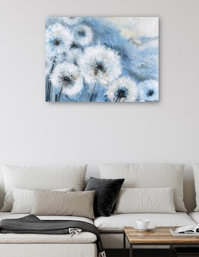 Cuadro decorativo Acuarela Deseos Azul técnica mixta Cuadros Jr Vida silvestre