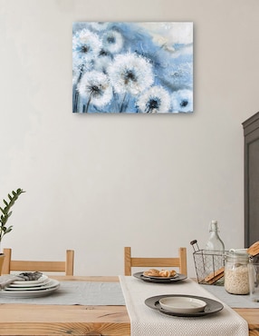 Cuadro decorativo Acuarela Deseos Azul técnica mixta Cuadros Jr Vida silvestre
