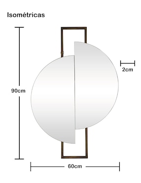 Espejo irregular Haus