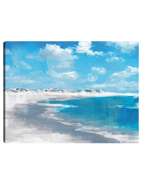 Cuadro decorativo Marea baja técnica mixta Cuadros Jr Playas