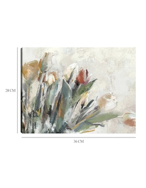 Cuadro decorativo Joli jardín técnica mixta Cuadros Jr Primavera