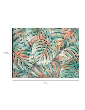 Cuadro decorativo Sueño tropical técnica mixta Cuadros Jr Plantas
