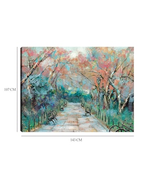 Cuadro decorativo Vía II técnica mixta Cuadros Jr Primavera