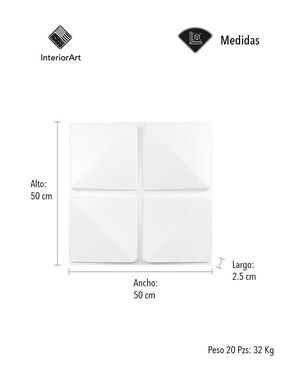 Vinil decorativo Interiorart rectangular