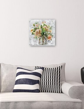 Cuadro decorativo técnica mixta Cuadros Jr Floreros