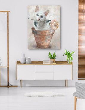 Cuadro decorativo técnica mixta Cuadros Jr Animales Domésticos