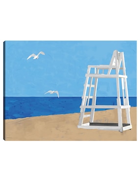 Cuadro decorativo técnica mixta Cuadros Jr Playas