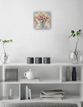 Cuadro decorativo técnica mixta Cuadros Jr Floreros
