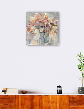 Cuadro decorativo técnica mixta Cuadros Jr Floreros