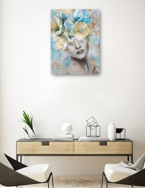 Cuadro decorativo técnica mixta Cuadros Jr Gente