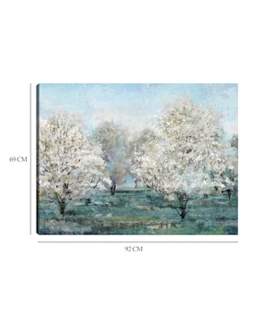 Cuadro decorativo técnica mixta Cuadros Jr Bosques