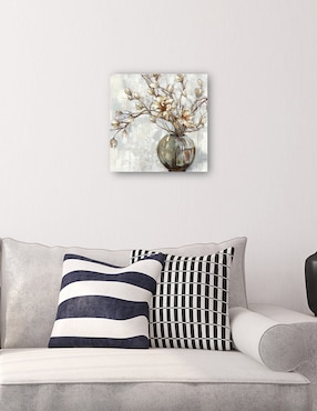 Cuadro decorativo técnica mixta Cuadros Jr Floreros