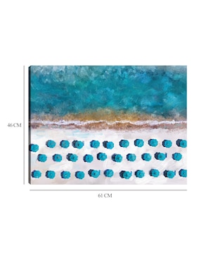Cuadro decorativo técnica mixta Cuadros Jr Playas