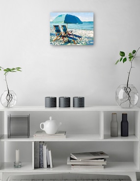 Cuadro decorativo técnica mixta Cuadros Jr Playas