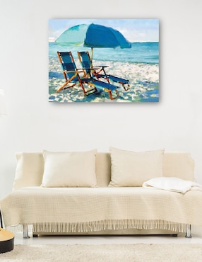 Cuadro decorativo técnica mixta Cuadros Jr Playas