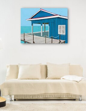Cuadro decorativo técnica mixta Cuadros Jr Playas