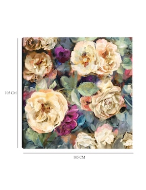 Cuadro decorativo técnica mixta Cuadros Jr Floral