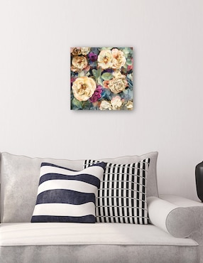 Cuadro decorativo técnica mixta Cuadros Jr Floral