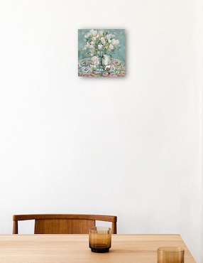 Cuadro decorativo técnica mixta Cuadros Jr Floreros