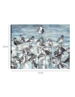 Cuadro decorativo técnica mixta Cuadros Jr Aves Silvestres
