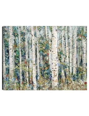 Cuadro decorativo técnica mixta Cuadros Jr Bosques