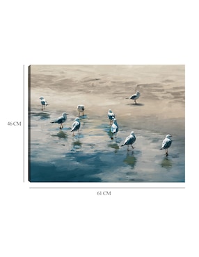 Cuadro decorativo técnica mixta Cuadros Jr Aves Silvestres