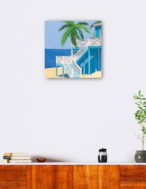 Cuadro decorativo técnica mixta Cuadros Jr Playas