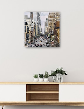 Cuadro decorativo técnica mixta Cuadros Jr Edificios