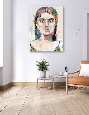 Cuadro decorativo técnica mixta Cuadros Jr Gente