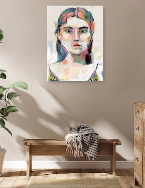 Cuadro decorativo técnica mixta Cuadros Jr Gente