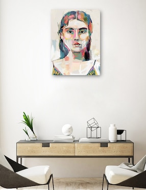 Cuadro decorativo técnica mixta Cuadros Jr Gente