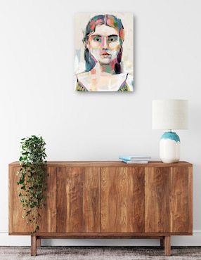 Cuadro decorativo técnica mixta Cuadros Jr Gente