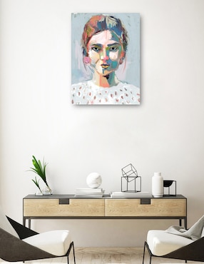 Cuadro decorativo técnica mixta Cuadros Jr Gente