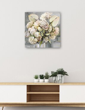 Cuadro decorativo técnica mixta Cuadros Jr Arreglo Floral