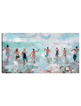 Cuadro decorativo técnica mixta Cuadros Jr Playas