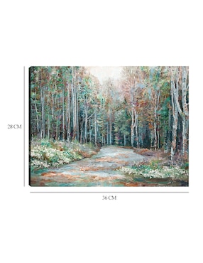 Cuadro decorativo técnica mixta Cuadros Jr Caminos