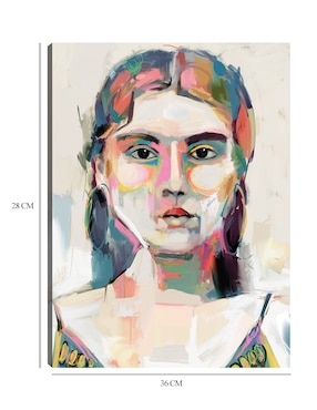 Cuadro decorativo técnica mixta Cuadros Jr Gente