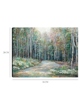 Cuadro decorativo técnica mixta Cuadros Jr Primavera
