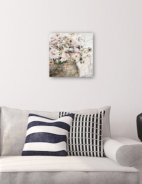 Cuadro decorativo técnica mixta Cuadros Jr Arreglo Floral