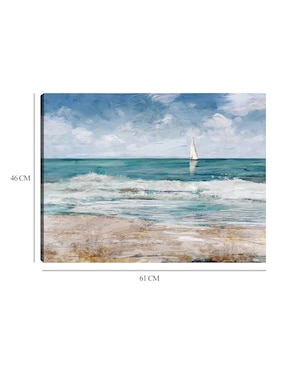 Cuadro decorativo técnica mixta Cuadros Jr Playas