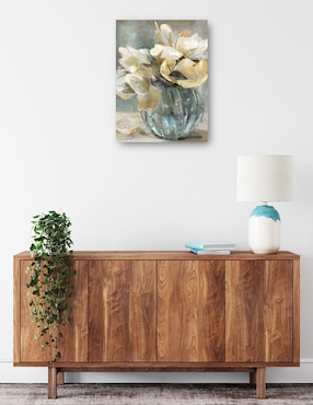 Cuadro decorativo técnica mixta Cuadros Jr Floreros