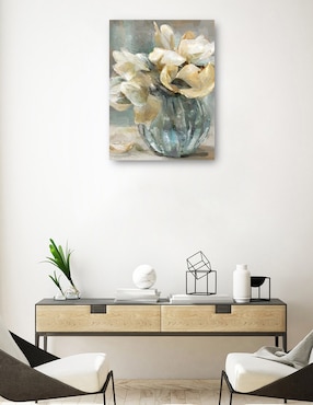Cuadro decorativo técnica mixta Cuadros Jr Floreros
