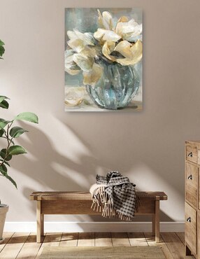 Cuadro decorativo técnica mixta Cuadros Jr Floreros