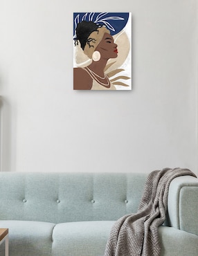 Cuadro decorativo técnica mixta Cuadros Jr Gente