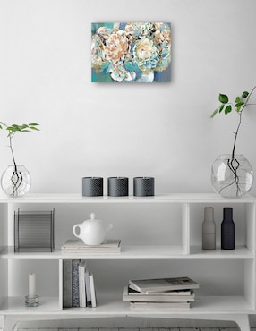 Cuadro decorativo técnica mixta Cuadros Jr Floreros