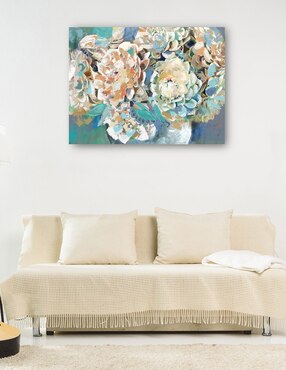 Cuadro decorativo técnica mixta Cuadros Jr Floreros