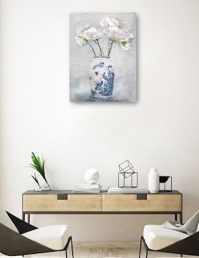Cuadro decorativo técnica mixta Cuadros Jr Floreros