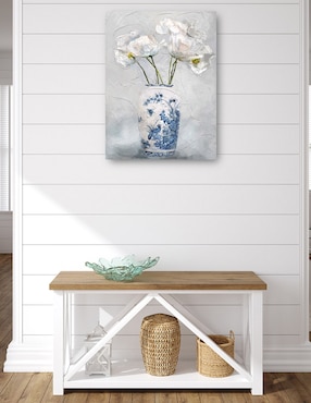 Cuadro decorativo técnica mixta Cuadros Jr Floreros