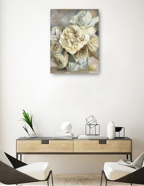 Cuadro decorativo técnica mixta Cuadros Jr Arreglo Floral